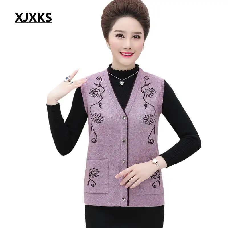 womens sweater vest cardigan