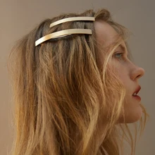 Лучший женский, золотого цвета Винтаж металлический ZA заколки для волос для Для женщин Шпильки зажимы вечерние украшения для волос, брендовые, дизайнерские, модные заколка подарок