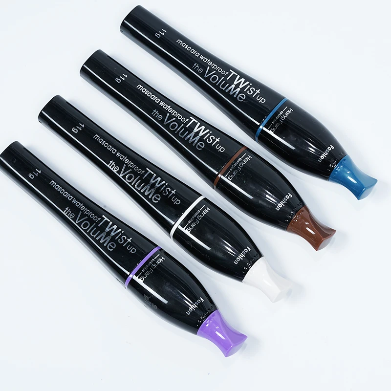 

Waterproof Blue Purple Black Green Brown Mascara Charming Longlasting Makeup