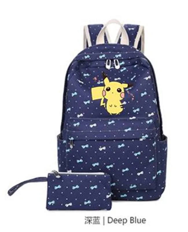Рюкзак Pokemon сумка Пикачу волновой точки Mochila для ноутбука школьная дорожные сумки