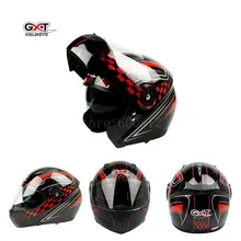 Мужчины GXT черный красный Открытым лицом Мотоциклетный Шлем Мотокросс Moto Racing рыцарь Мотоцикл шлемы, изготовленные из ABS Цвета
