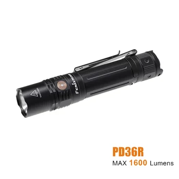

Fenix PD36R 1600 lumens Tactical Flashlight Ultra-compact Searching Flashlight with 5000mah Li-ion Battery
