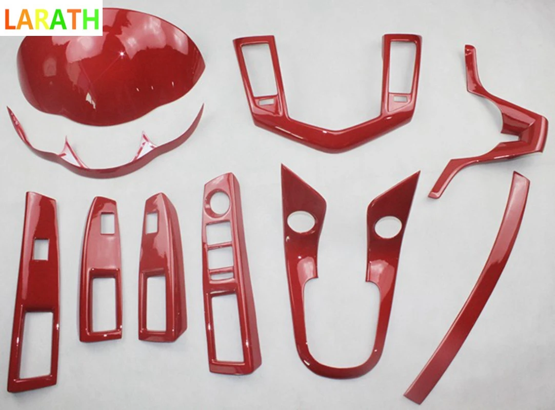

For Chevrolet Cruze 2009 2010 2011 2012 ABS Interior Steering Wheel Gear Shift Window Switch AC Vent Accessories 11pcs