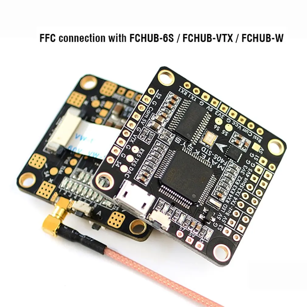 

F405-STD BetaFlight STM32F405 Flight Controller Built-in OSD Inverter for RC Multirotor FPV Racing Drone Quadcopter