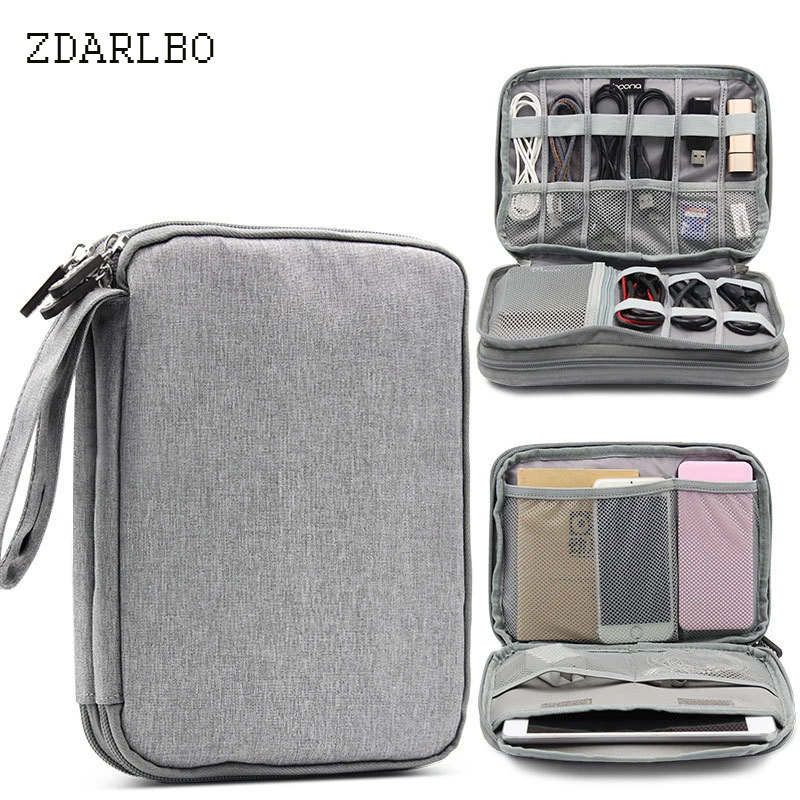 

Travel Digital Package Travel Accessories o bag Multi-layer Storage Bag viaje accesorio iPad Headphones Organizer Package