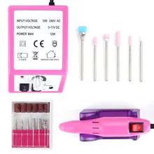 Профессиональный электрический Фрезер для ногтей, сверлильный станок, инструменты для маникюра, набор для педикюра, Фрезер фрезы для ногтей оборудование-гвоздь файл 180