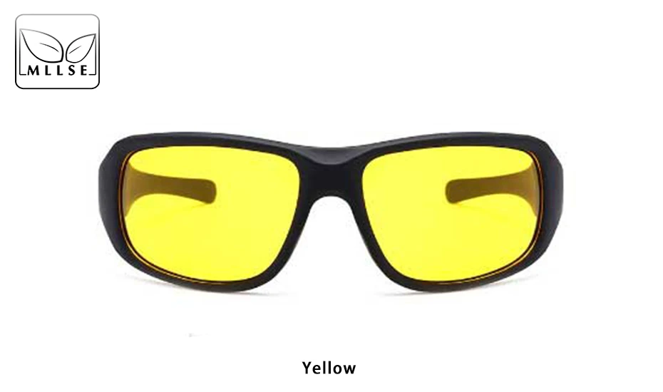 MLLSE новые Брендовые очки ночного видения очки для мужчин для женщин очки для вождения защитные шестерни очки ночного видения