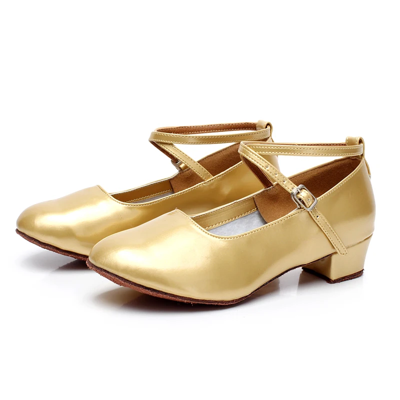 New Arrival Girl's Low Heel Modern Dance Shoes Women's Ballroom Tango
