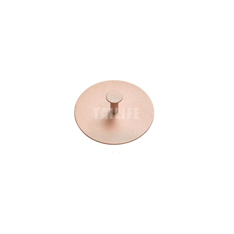 Скандинавском стиле круглые металлические крючки настенная вешалка крючок для хранения минималистичный настенный держатель ключа органайзер для комнаты украшение дома для пальто - Цвет: Pink