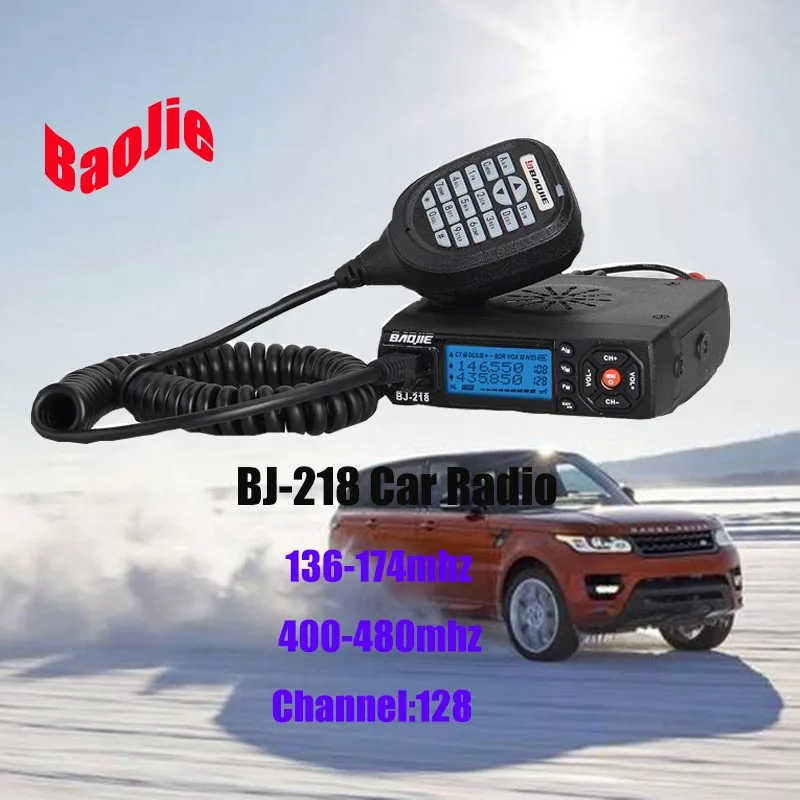 

Mini mobile car radio BJ-218 Bus Car Mobile Mini Radio FM Transmitter Transceiver Walkie Talkie Radio Team Group Calling