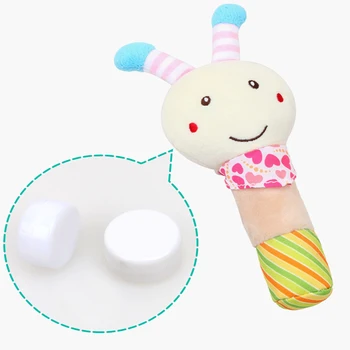 

Baby Kids Rattle Toys Cartoon Animal Plush Hand Bell Newborn Baby Stroller Crib Hanging Rattles Baby Infant Toys Gifts