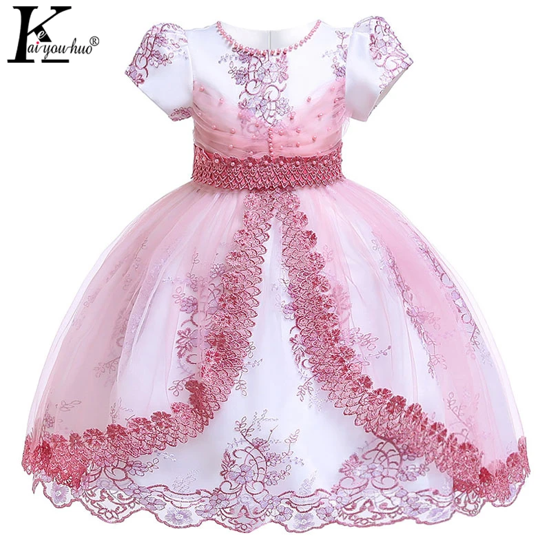 KEAIYOUHUO/костюм Детские платья для девочек vestidos принцессы маленьких свадебное