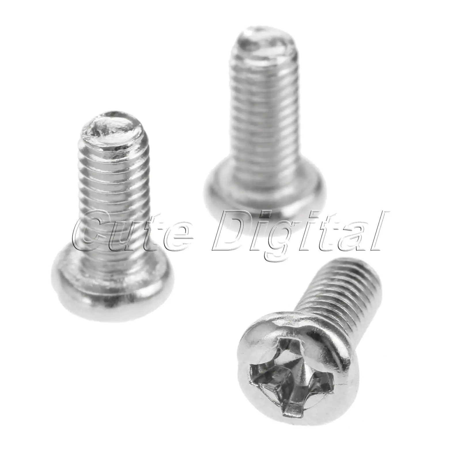 M3 x 7mm Stainless Steel Round Head Screw Metric Thread Hex Socket Cap