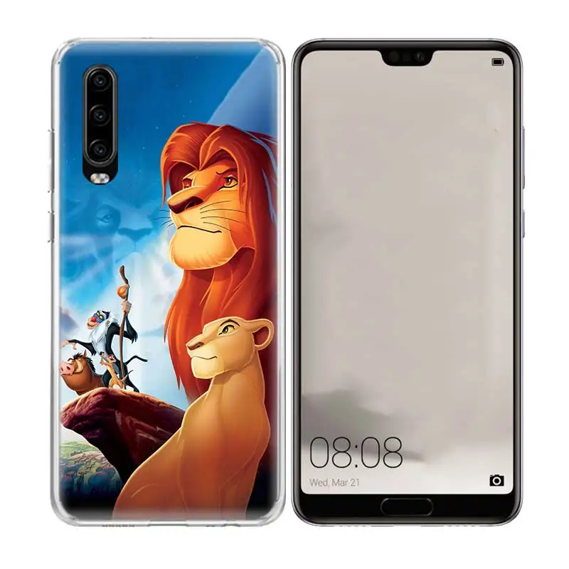 Simba Король Лев подарок мягкий чехол для телефона huawei P30 P20 mate 20 10 Pro P10 lite P Smart + Plus Z 2019