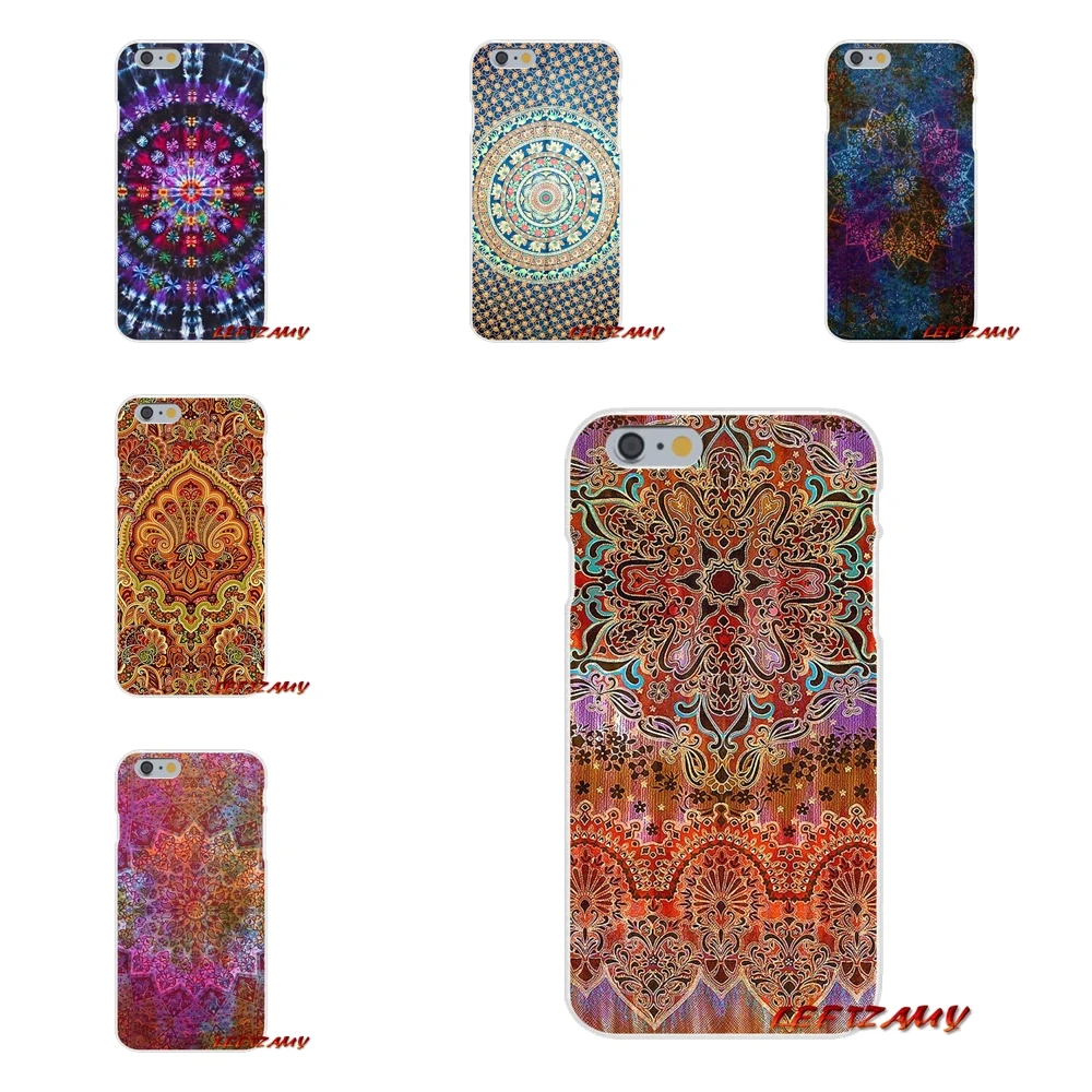 Богемный Tie Dye Хиппи Мандала мягкий прозрачный чехол для huawei P Smart Коврики Y6 Pro P8 P9 P10