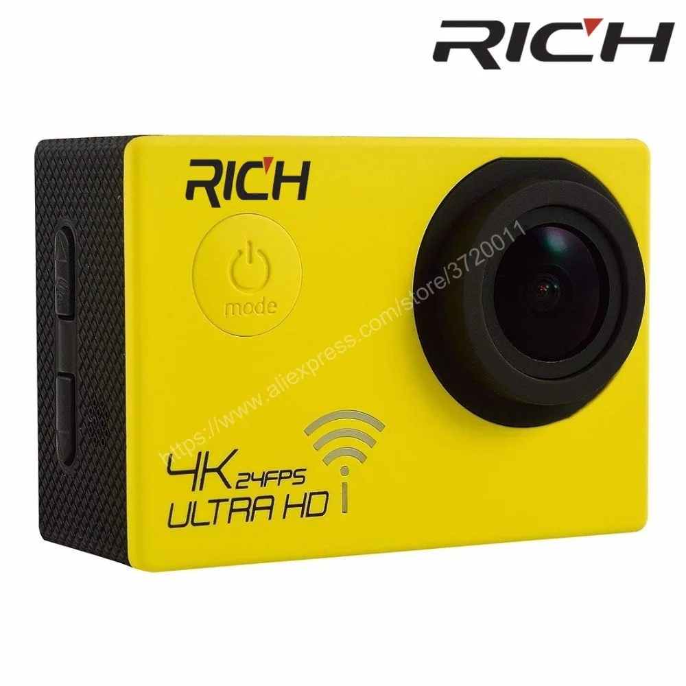 Богатая Экшн-камера Ultra HD 4K сенсорный экран WiFi 2,0 Богатая Экшн-камера Ultra HD 4K сенсорный экран WiFi 2,0