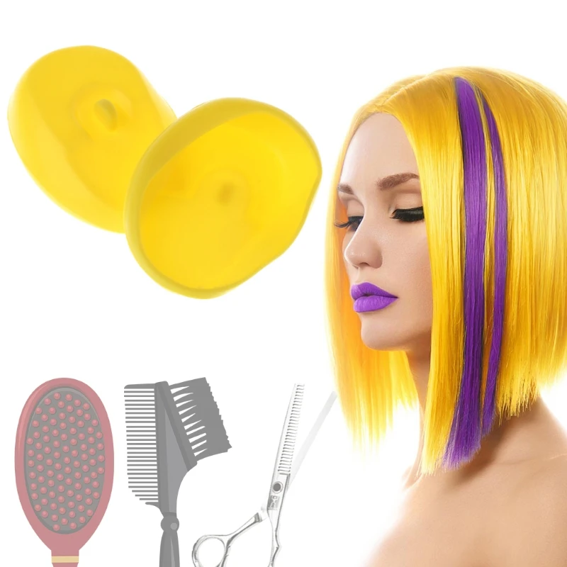 1 пара парикмахерское силиконовое покрытие для уха защита ушей краска для волос инструмент для укладки салон