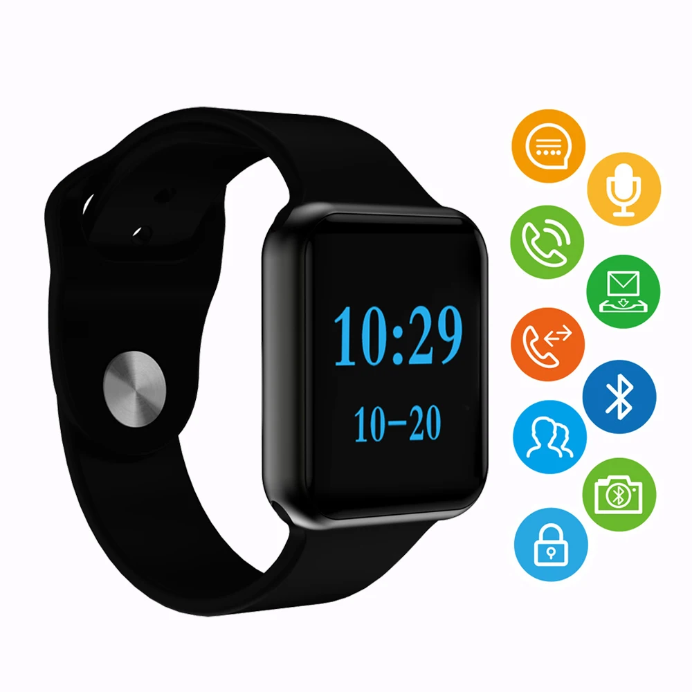 

Smart Watch I3S Men Watches Clock Android 2.5D arc Face LCD support Heart Rate Blood Pressure Monitoring IWO Smartwatch