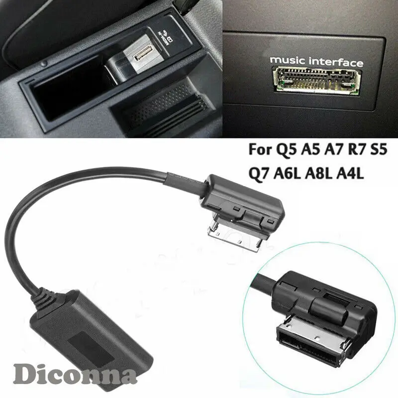 Bluetooth Modul Adapter AUX Wire Wireless Audio Input For Q5 A5 A7 AMI 3G System