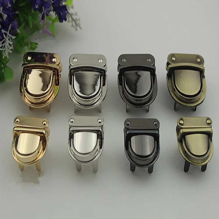 2pcs twist lock buckle for luggage handbag Mortise lock snap buckle