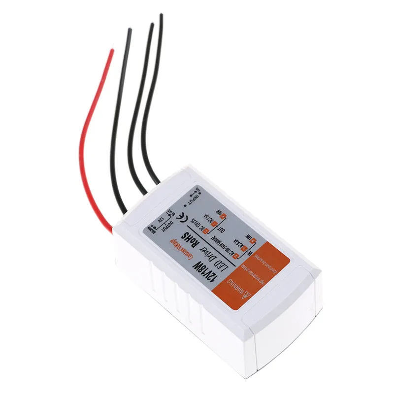 Переключатель мощности трансформатор 220V к DC 12V 18W адаптер преобразователя