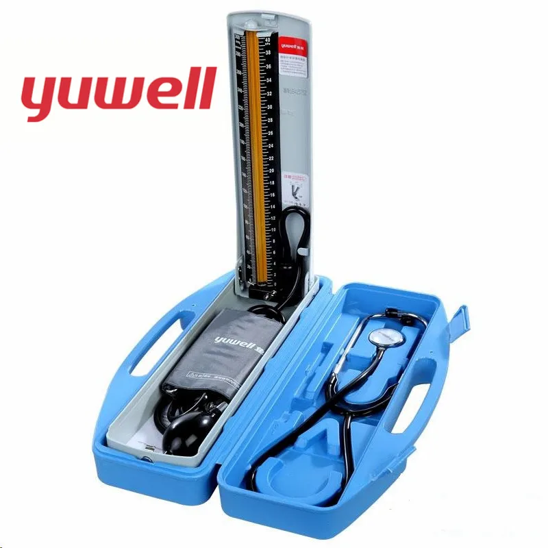 Kaufen Yuwell Blutdruckmessgerät Professionelle Arm Medizinische Ausrüstung Blutdruck Monitor Stethoskop Hause Gesundheit Pflege Werkzeug