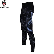 Военные: рыбы дизайн брюки мужские ММА Леггинсы для бега компрессионные колготки спортивная одежда эластичные леггинсы