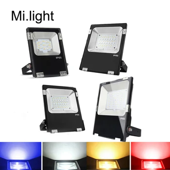 

Mi Light RGBW LED Floodlights Outdoor waterproof 10W 20W 30W 50W Spotlight RGB CCT WIFI 2.4G AC 110V 220V 240V LED Garden light
