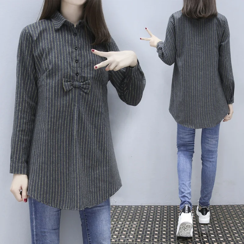 5xl Большие размеры blusas feminina 2017 новые корейские весенние Летние Осенние свободные