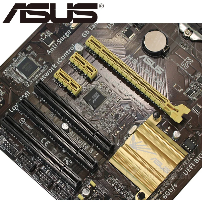 Asus H81-PLUS настольная материнская плата H81 Socket LGA 1150 i3 i5 i7 DDR3 16G ATX UEFI биос оригинальная б/у материнская плата горячая распродажа