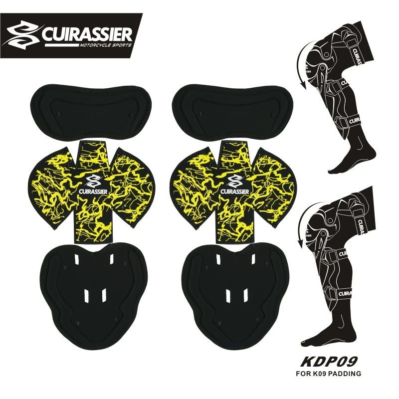 Наколенники для мотокросса Cuirassier KDP09 защитные наколенники мотогонок 5