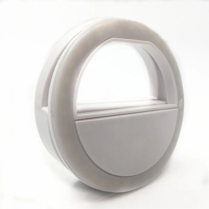 

HEONYIRRY Universal Luxury LED Light Up Selfie Luminous Flash Ring Fill Clip Camera For Mobile Phone SAMSUNG xiaomi huawei