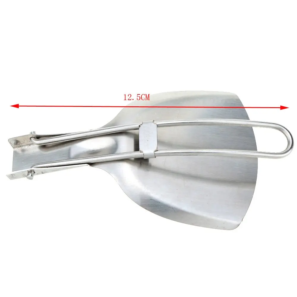 Pala plegable Picnic al aire libre cocina espátula cocina palas de acero inoxidable de utensilio espátula pala utensilios de cocina