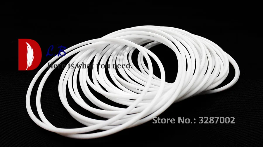 Back up seal Flat white Teflon (PTFE) Backup Ring washer Buffer gasket