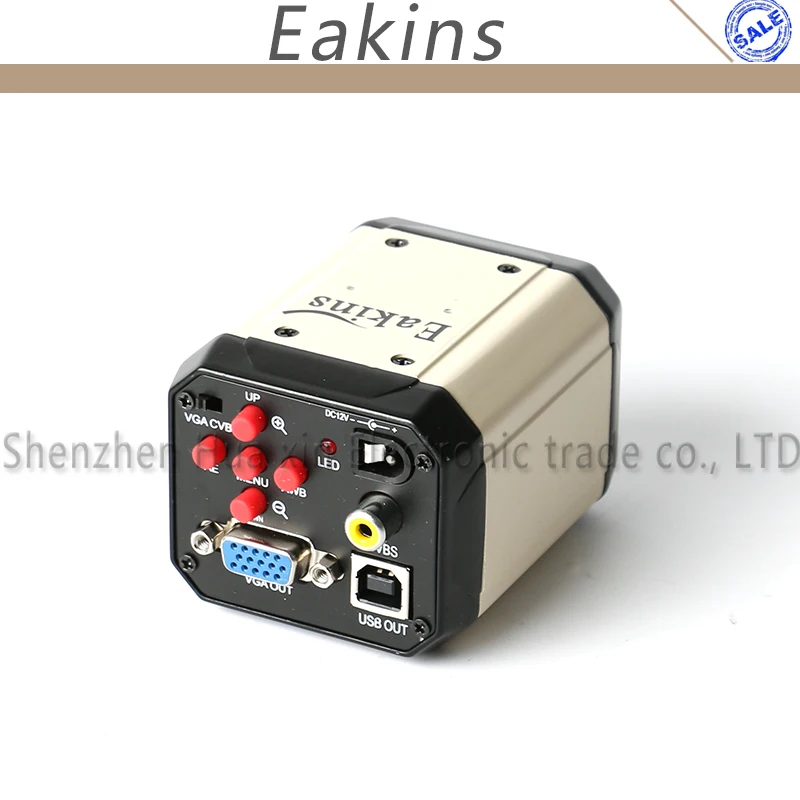 

HD VGA CVBS USB AV TV Industrial Lab Digital Electron C-MOUNT Video Microscope Camera For Phone PCB Soldering Repair