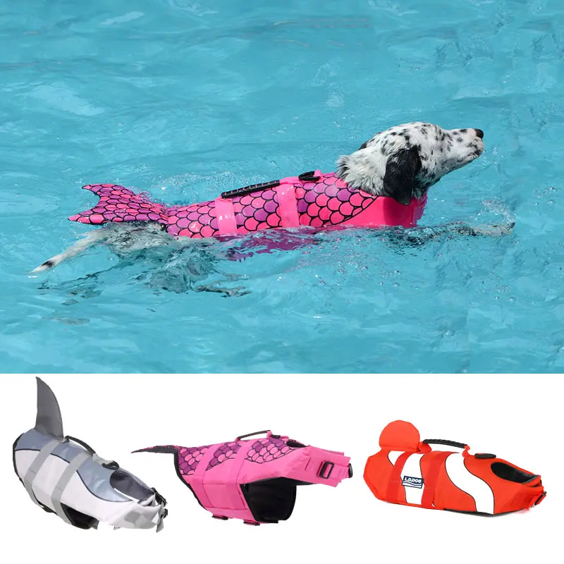 Pet Dog Life Jacket Safety Clothes Vest Dog Swimwear Safe Swimsuit