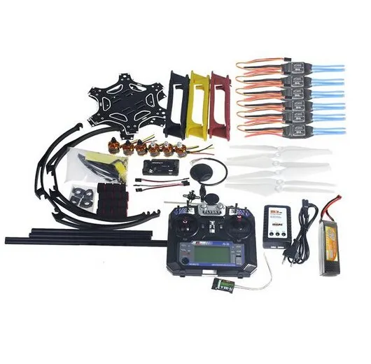 $168.51  Full Set RC Drone MultiCopter 6 Aircraft Kit F550 Hexa-Rotor Air Frame GPS APM2.8 Flight Control Fl