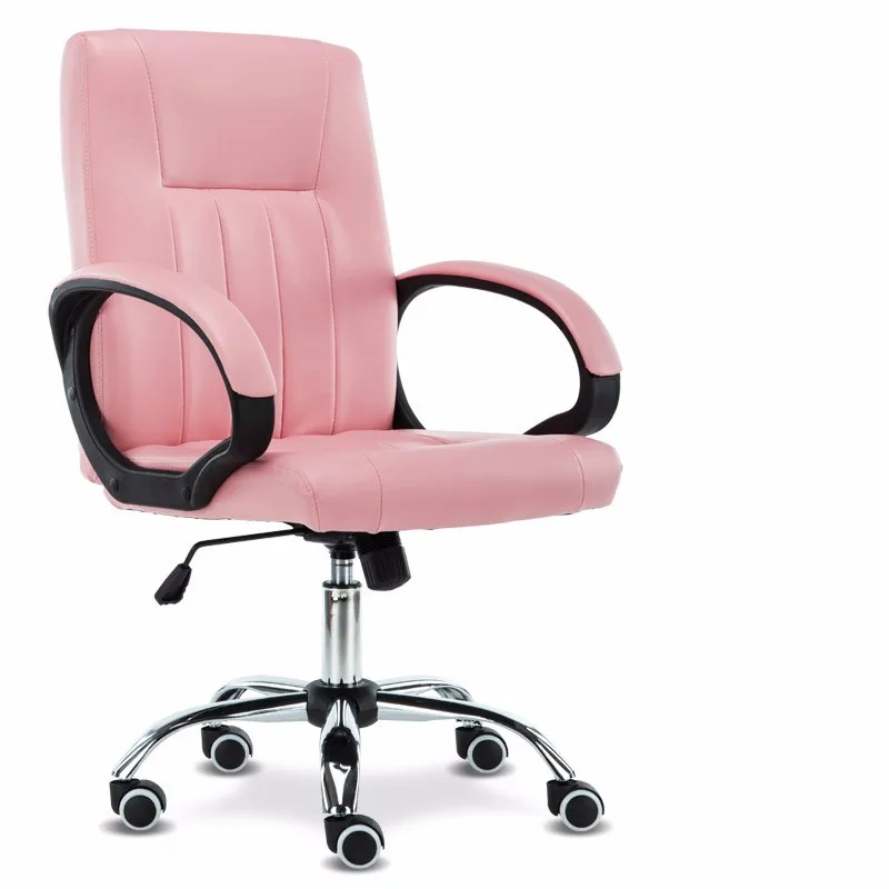 Высокое качество поворотное офисное кресло для персонала регулируемое компьютерное кресло подъемное Простой дизайн PU cadeira bureaustoel ergonomisch