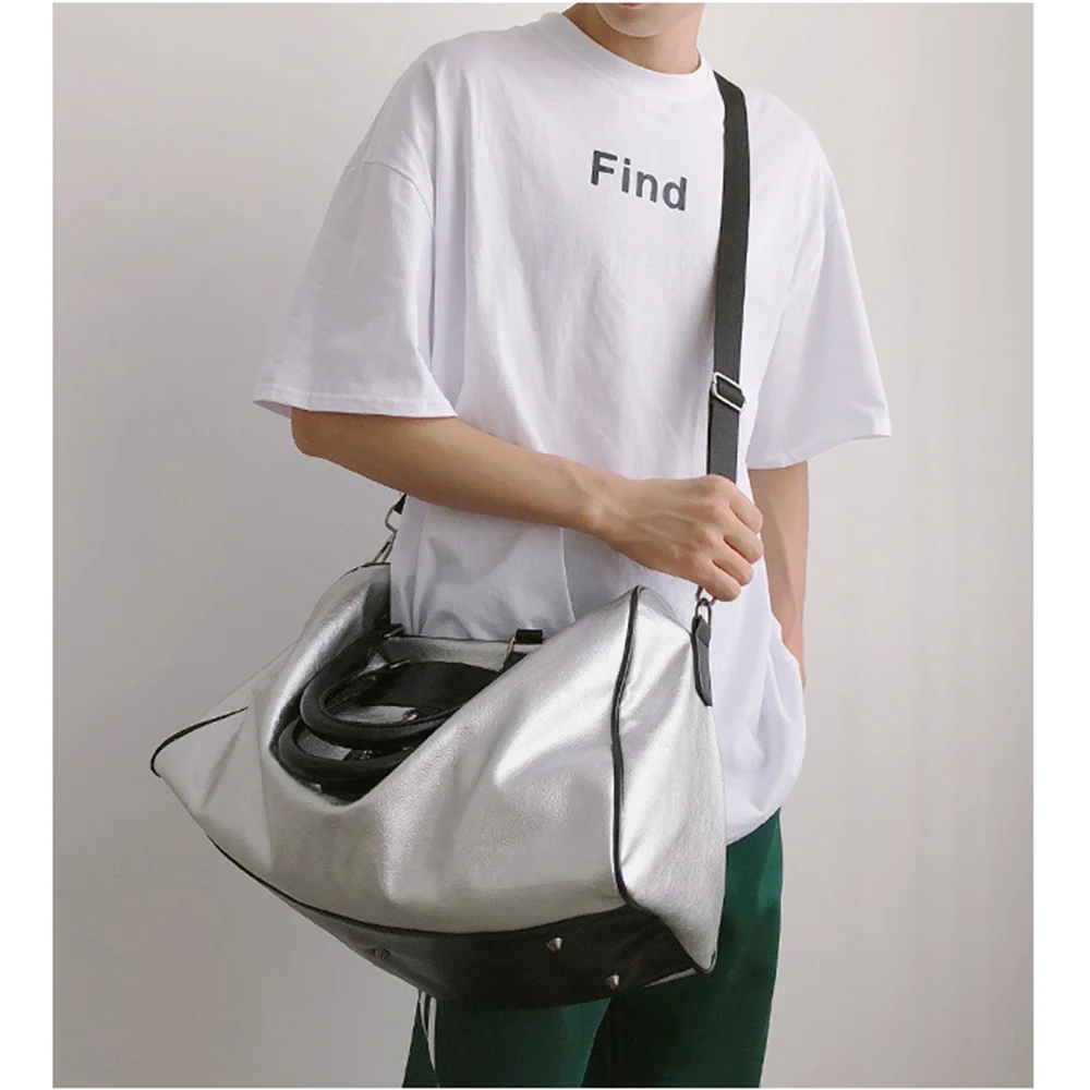 HOT SALE Women Men Unisex Travel Bag 2018 Stripe Sports Handbag Beach Crossbody Bag Fashion Couples Luggage Package Waterproof12