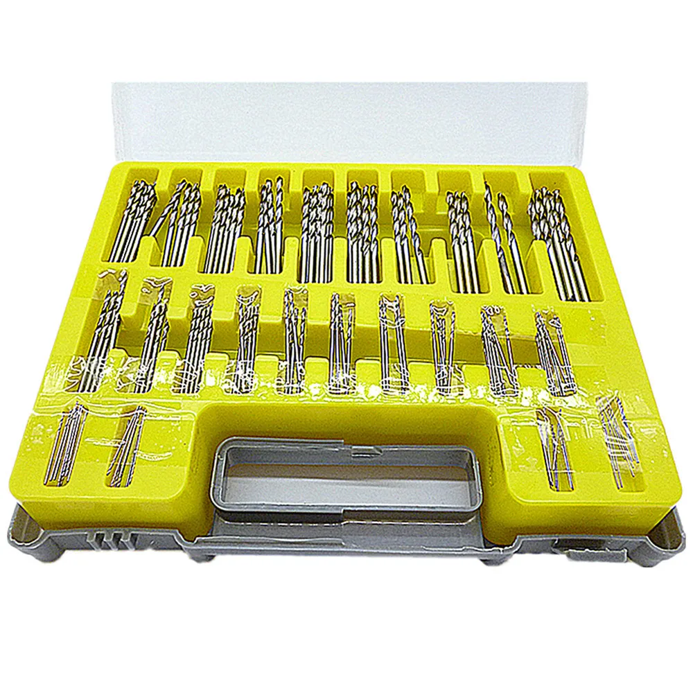 150PC Power Rotary Micro Twist Precision Drill Bit Set