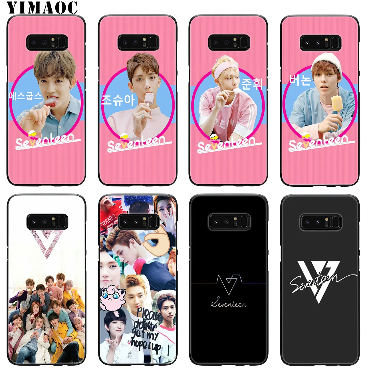Мягкий силиконовый чехол YIMAOC Seventeen JEONGHAN kpop 17 для Samsung Galaxy A6 Plus A9 A8 A7 2018 A3 A5 2016 2017 Note 9