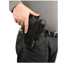 Tactical Military 600D Nylon Pistol Holster Black for handgun Quick Release