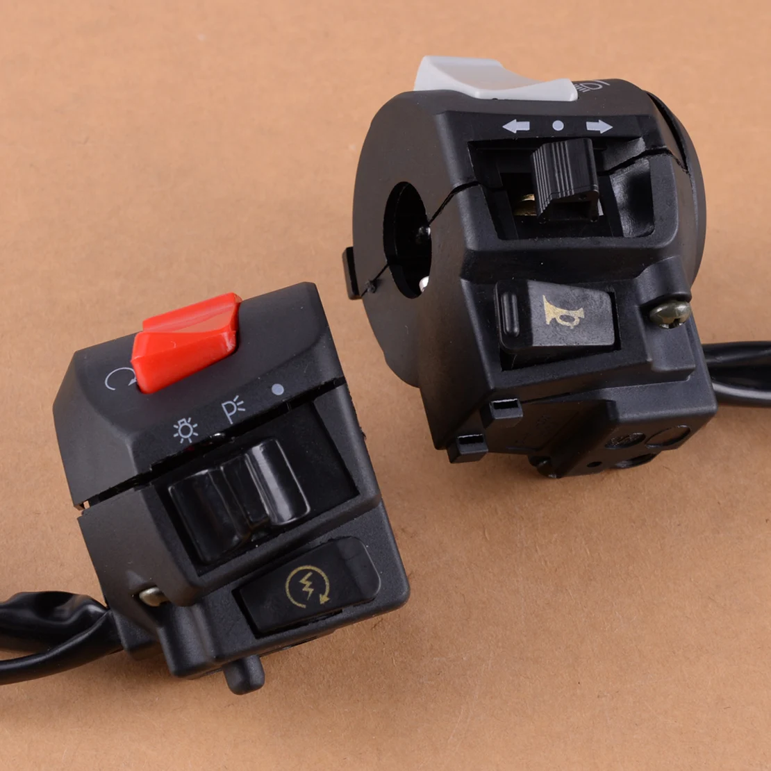 Accesorios del interruptor de arranque eléctrico del faro de la señal de giro del manillar de la motocicleta de 7/8 \ Accesorios del interruptor de arranque eléctrico del faro de la señal de giro del manillar de la motocicleta de 7/8 \