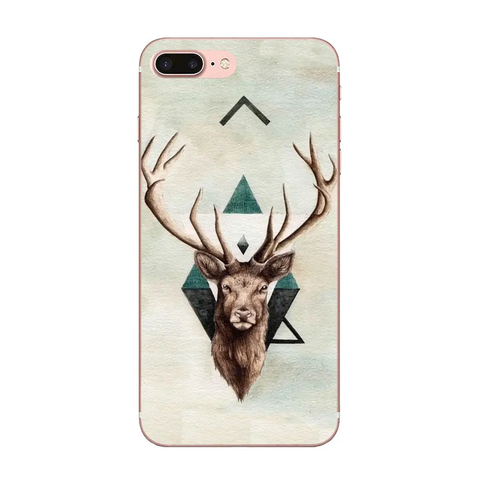 Охотничий олень мобильные чехлы для Apple iPhone 4 4S 5 5C 5S SE 6 6S 7 8 Plus X XS Max