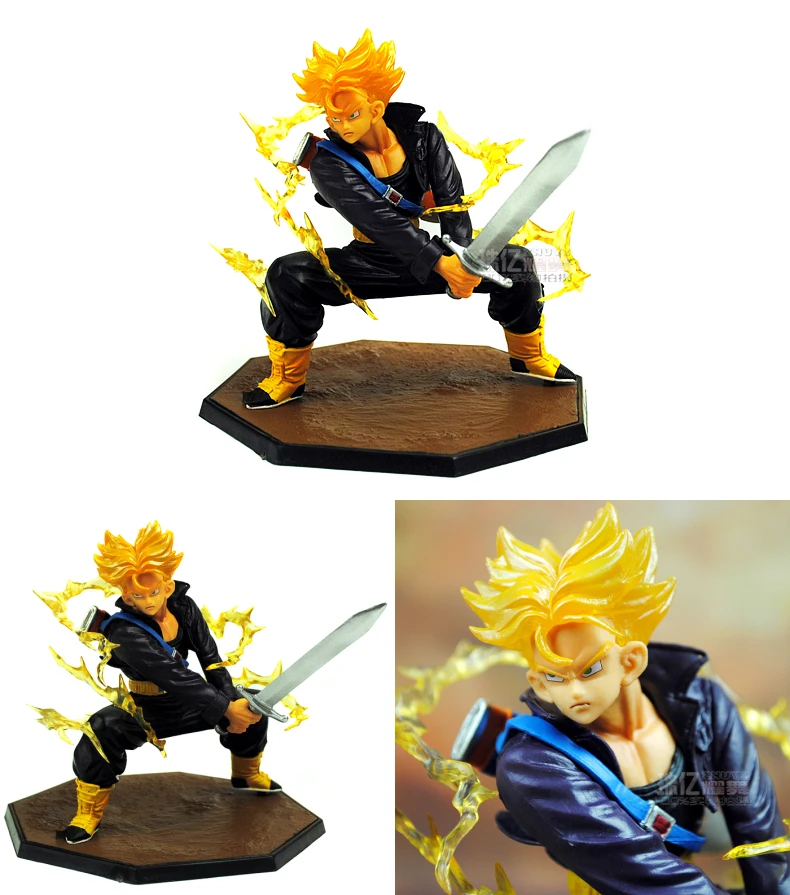 Free Shipping 16cm Anime Dragon Ball Z Trunks PVC Action Figure Toys,Anime Dragon Ball Z