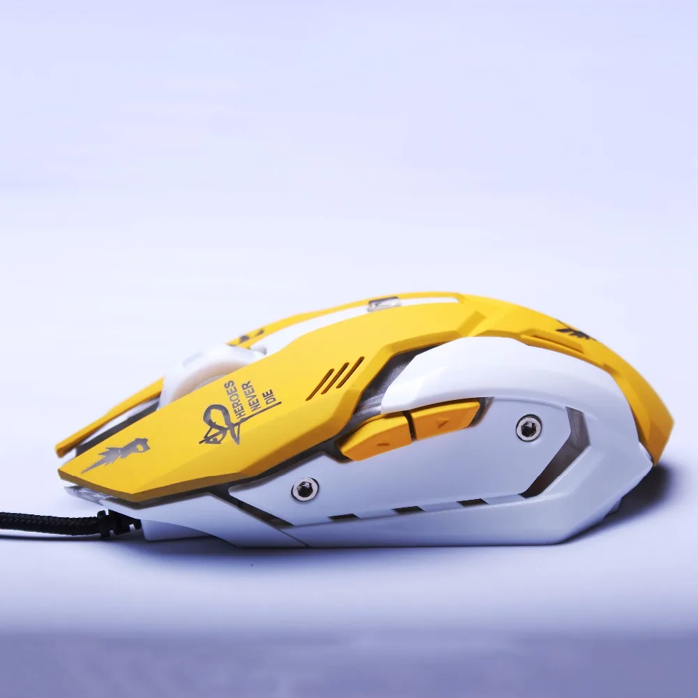 Игровая мышь Mercy 2400 точек/дюйм USB Проводная 6 кнопок геймерская эргономичная