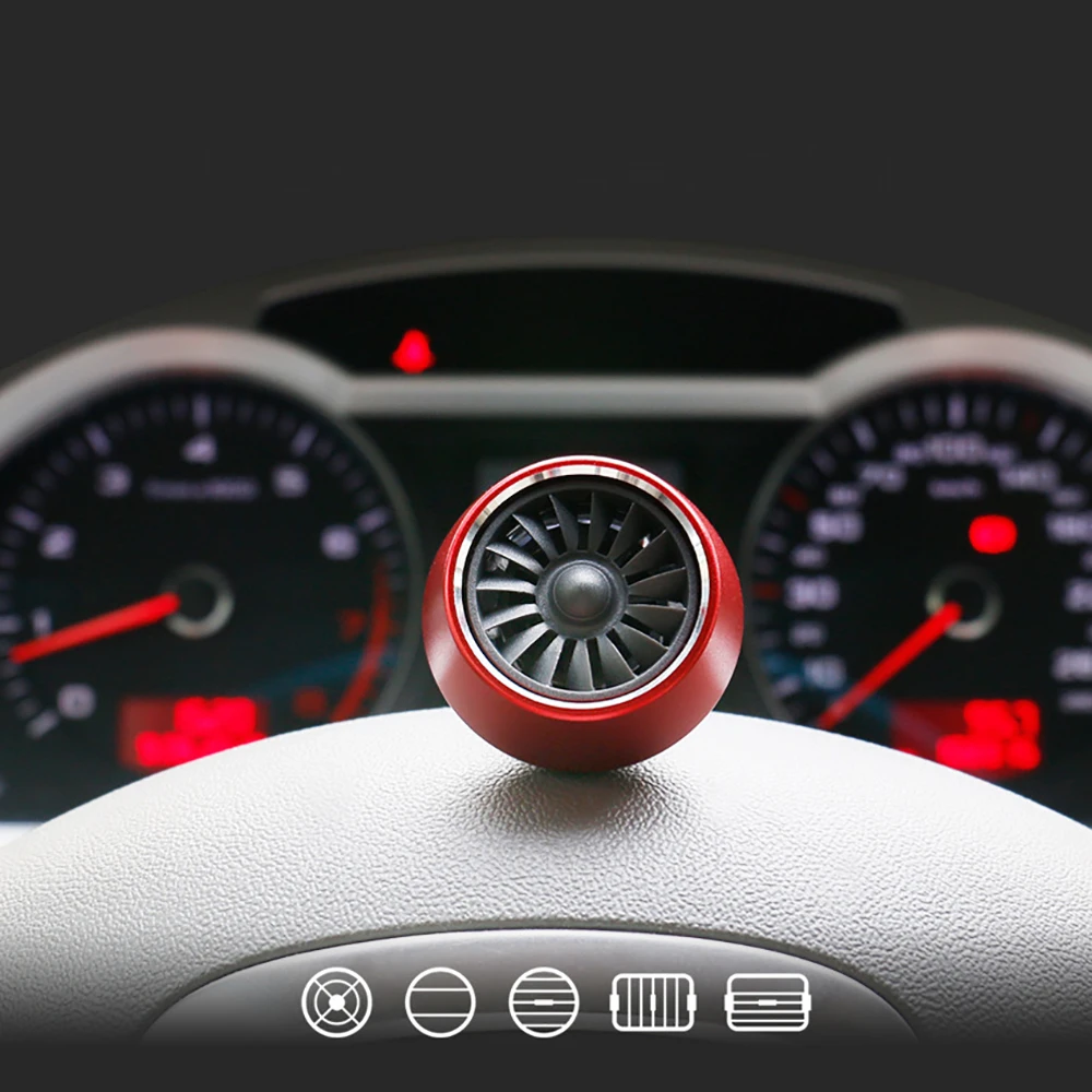 

Car Air Freshener Alloy Fan Perfume Vent Clip Fragrance Smell Diffuser Automobiles Internal Solid Scent Freshener Accessories