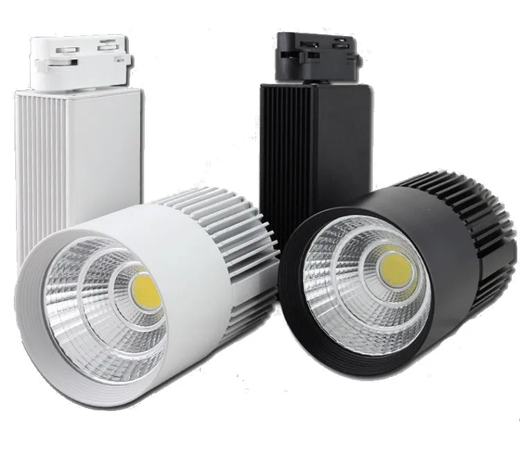 Faixa de Luz Luzes do Trilho para Roupas Fonte Spotlight Pingente Loja Luz Pista Ac85-265v Spotlighting Cob Led 20w 11 Luzes e Iluminação