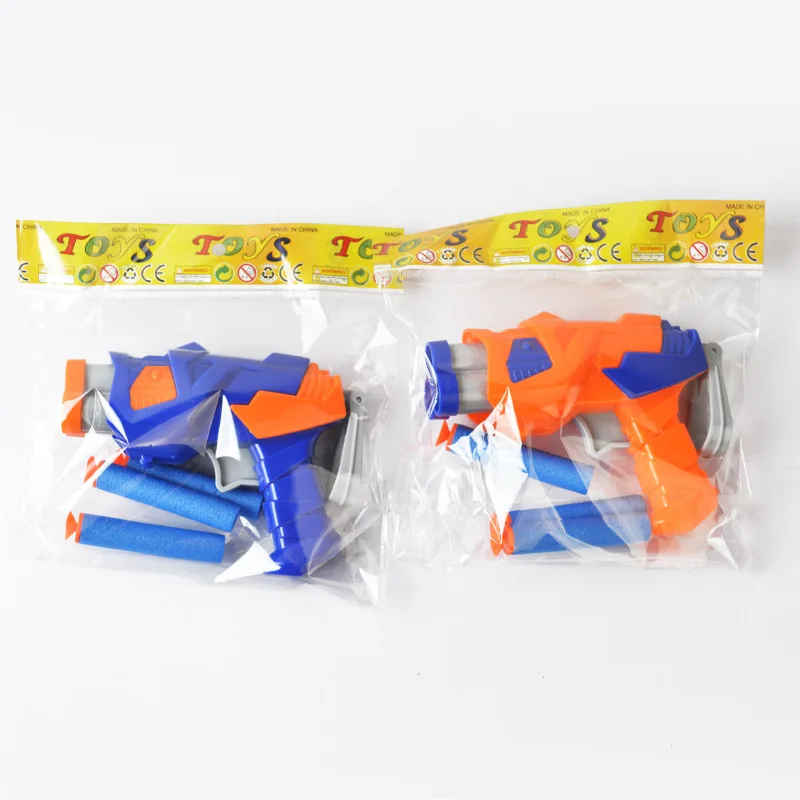 Dongzhur детские игрушки мягкие EVA пули игрушечный пистолет для пули дротиков с круглой головкой бластеры EP детские развивающие игрушки - Цвет: 1PC Toy Gun