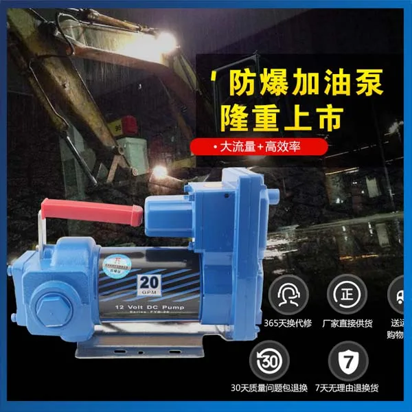 

12V/24V DC Explosion-proof Vehicle Oil Pump 20-50ml EX Petrol Pump